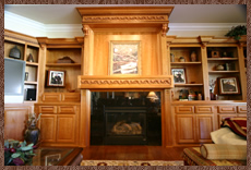 New custom home in Loomis, CA, fireplace