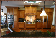 New custom home in Loomis, CA, kitchen cooktop