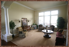 New custom home in Loomis, CA, formal living room
