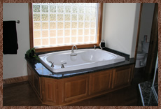 Luxury estate in Newcastle, CA, master bathroom jacuzzi tub