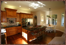 New custom home builder, Penryn, CA, kitchen and nook