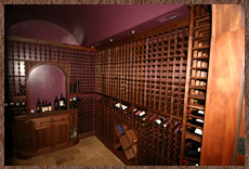 New home builder addition, Loomis, CA, wine room