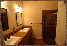 Build to suit, new custom home in Newcastle, CA, jack and jill bathroom photo