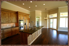 Build to suit, new custom home in Newcastle, CA, photo of kitchen and nook