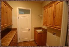 Build to suit, new custom home in Newcastle, CA, laundry room photo