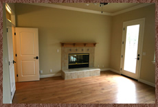Build to suit, designer builder, Loomis, CA, master bedroom fireplace photo