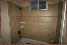 custom tiled tub shower  New house design, new house builder, Loomis, CA
