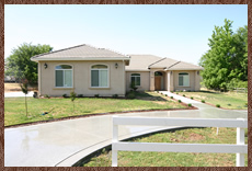 Front photo of new house design, new house builder, Loomis, CA