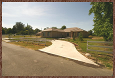 Driveway for new house design, new house builder, Loomis, CA